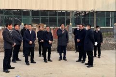 王營區(qū)長調(diào)研天意機(jī)械大宗固體廢物循環(huán)利用項(xiàng)目